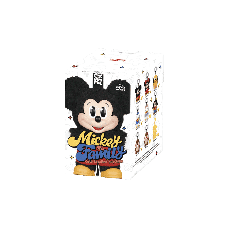 Mickey Family Cute Together Keychain Series Figures Blind Box
